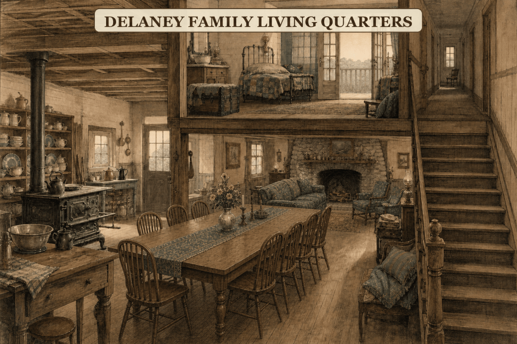 Delaney Family Living Quarters — Bridal Veil Falls