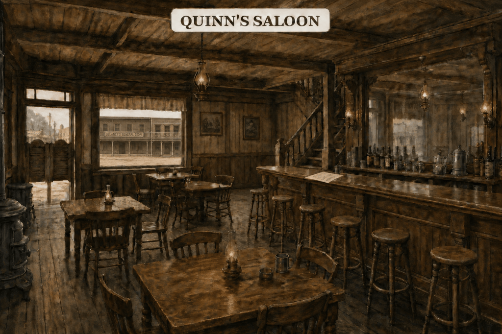 Quinn's Saloon Interior — Bridal Veil Falls